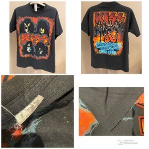 Vintage 96 Kiss double sided single stitch tour tee
